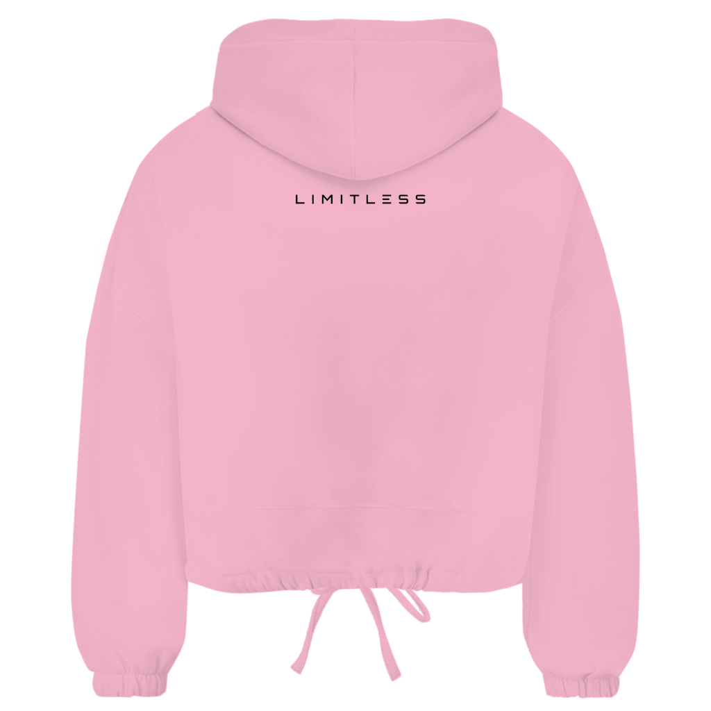 Damen Cropped Oversize Hoodie