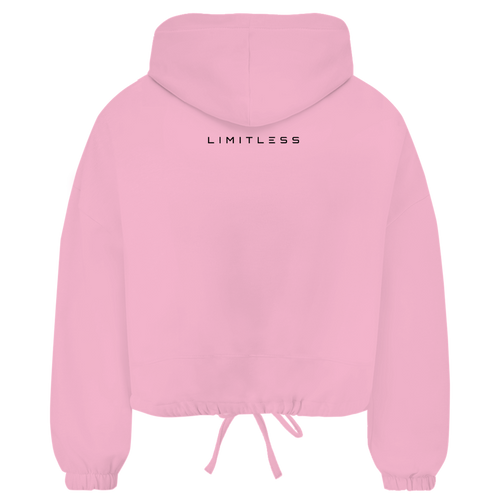 Damen Cropped Oversize Hoodie