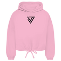 Damen Cropped Oversize Hoodie