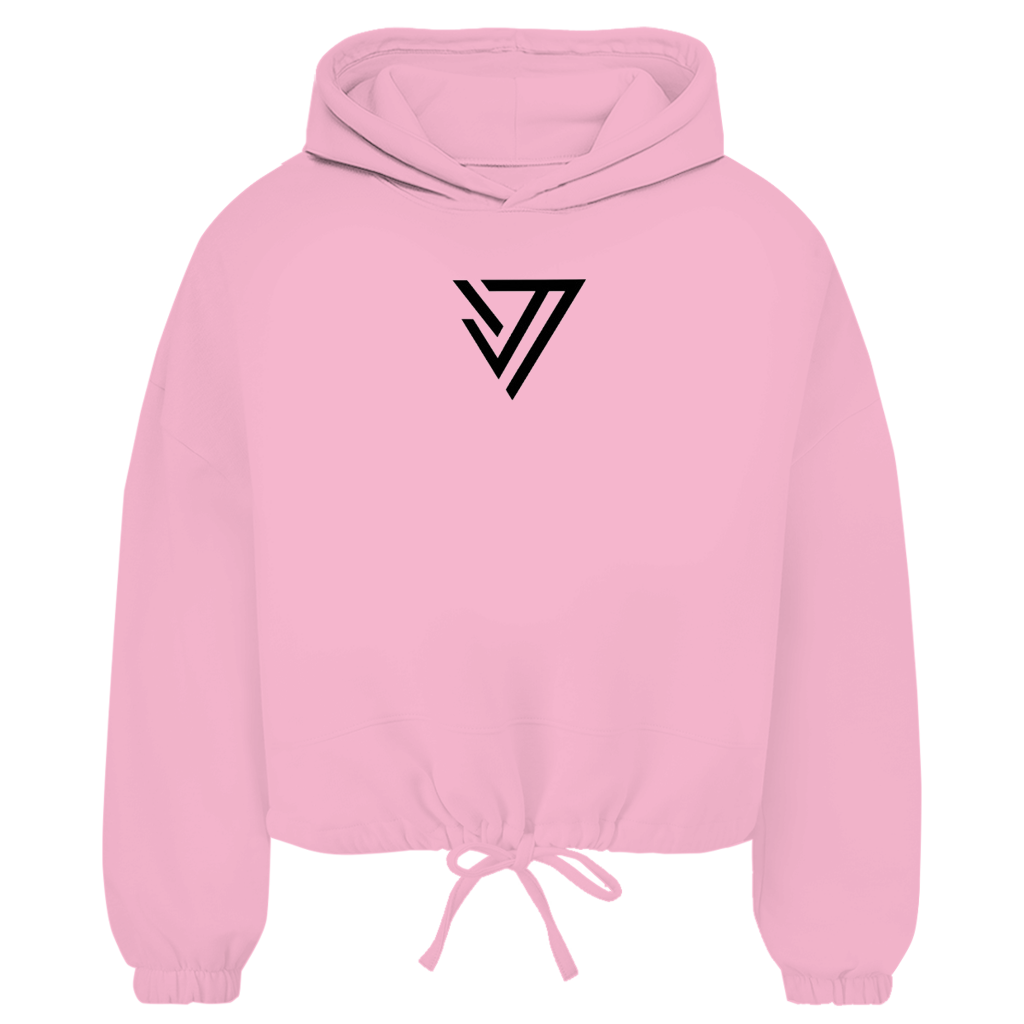 Damen Cropped Oversize Hoodie