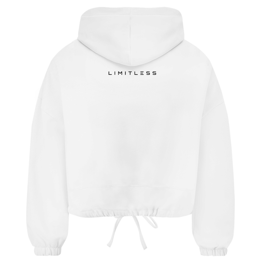 Damen Cropped Oversize Hoodie