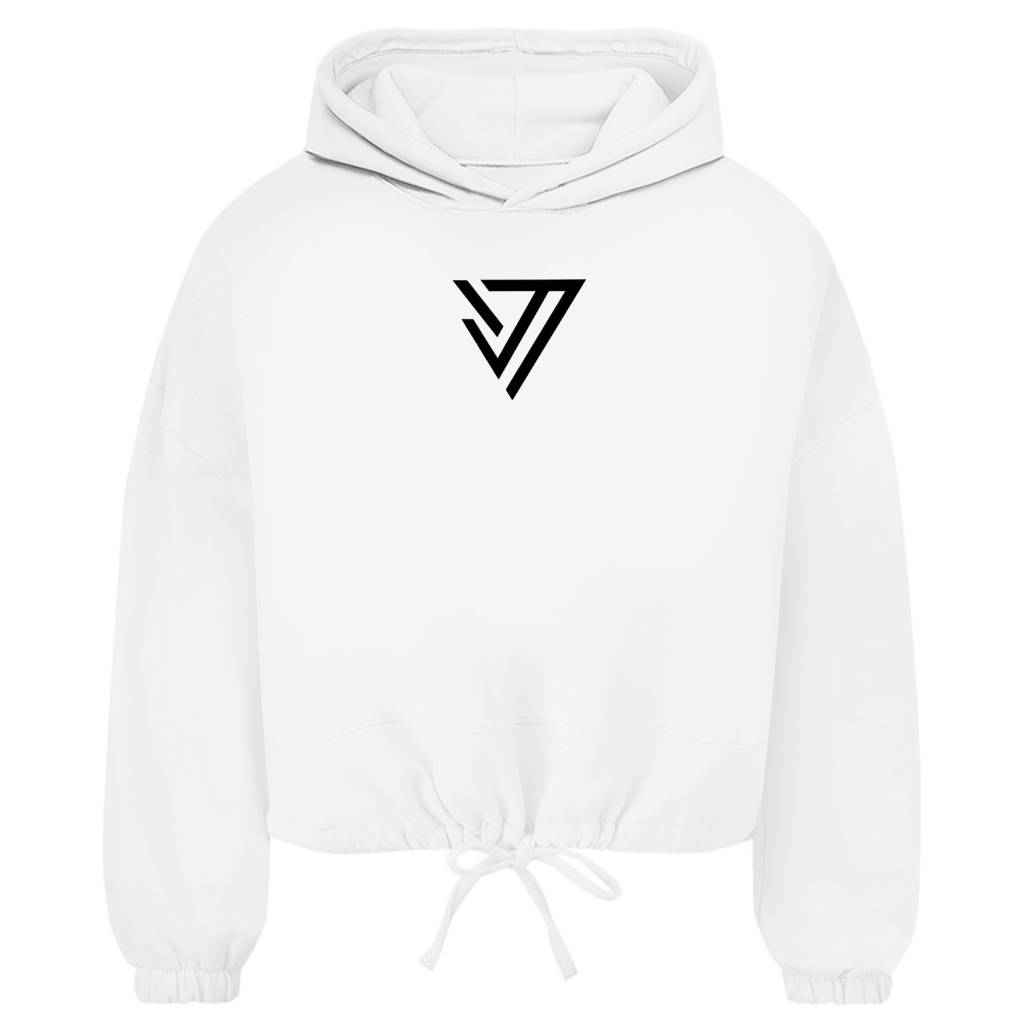 Damen Cropped Oversize Hoodie