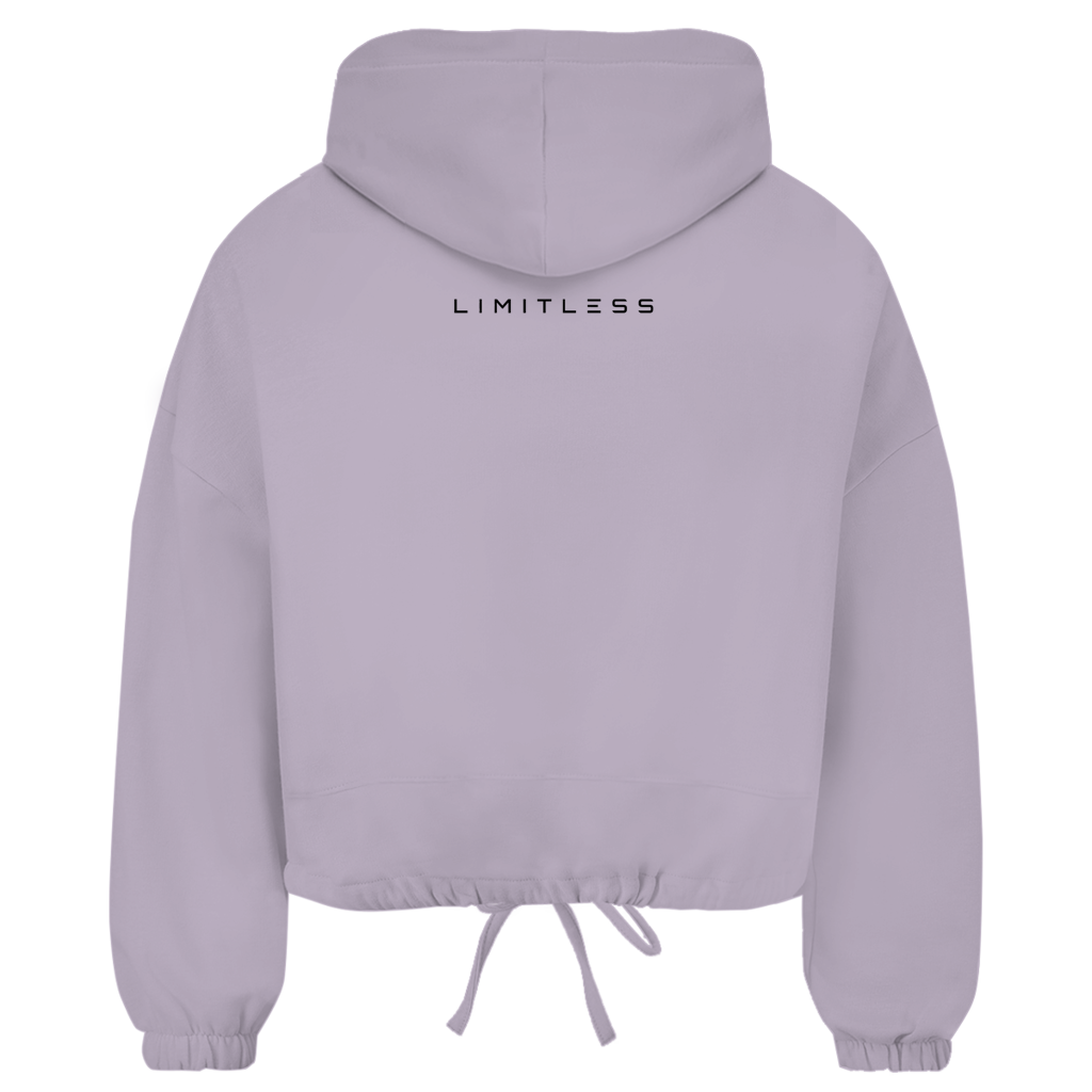 Damen Cropped Oversize Hoodie