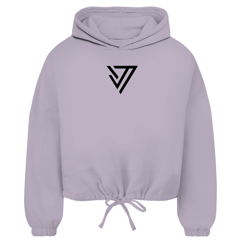 Damen Cropped Oversize Hoodie
