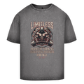 Oversize Washed T-Shirt LIMITLESS Hardcore Training
