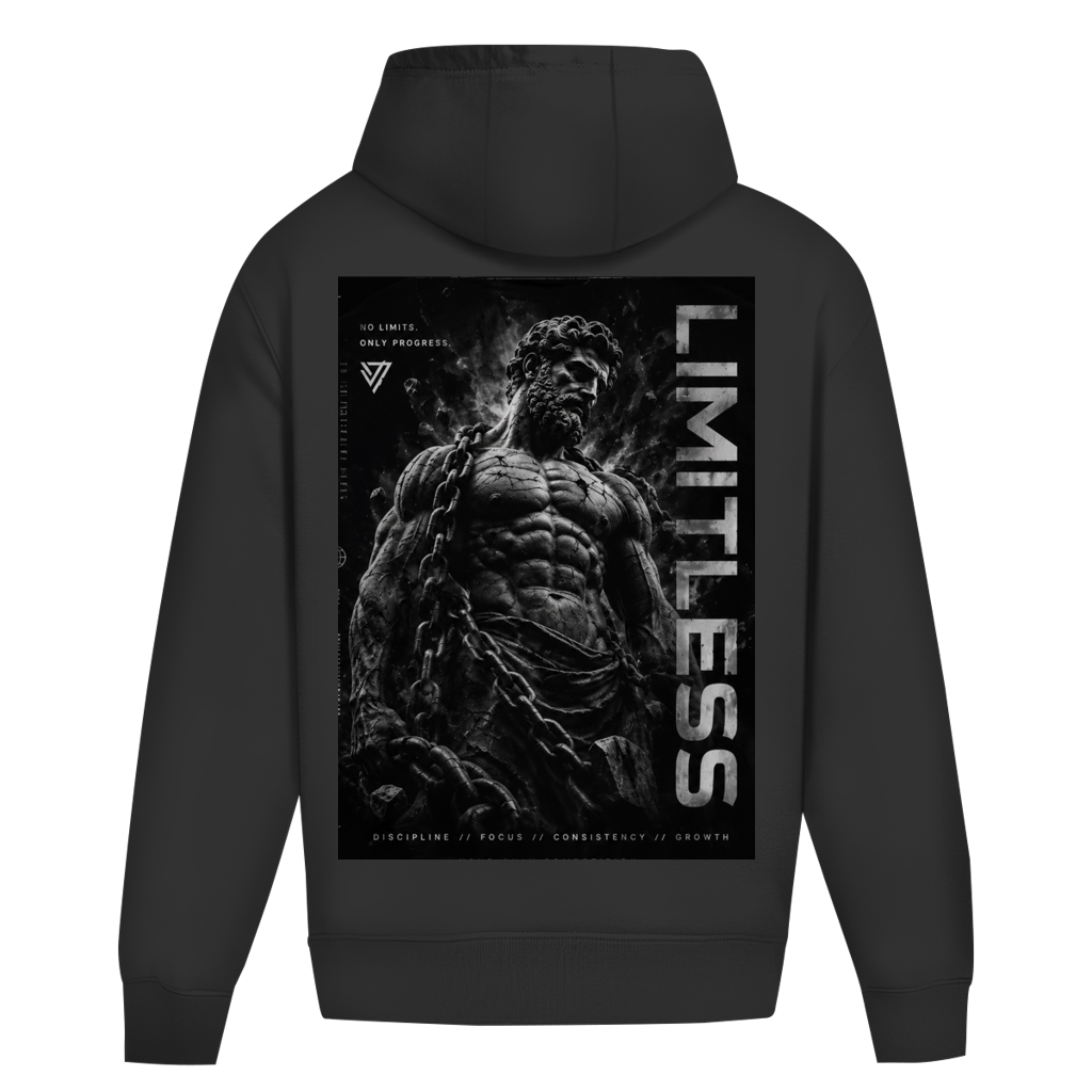 Oversize Hoodie Ohne Kordel LIMITLESS